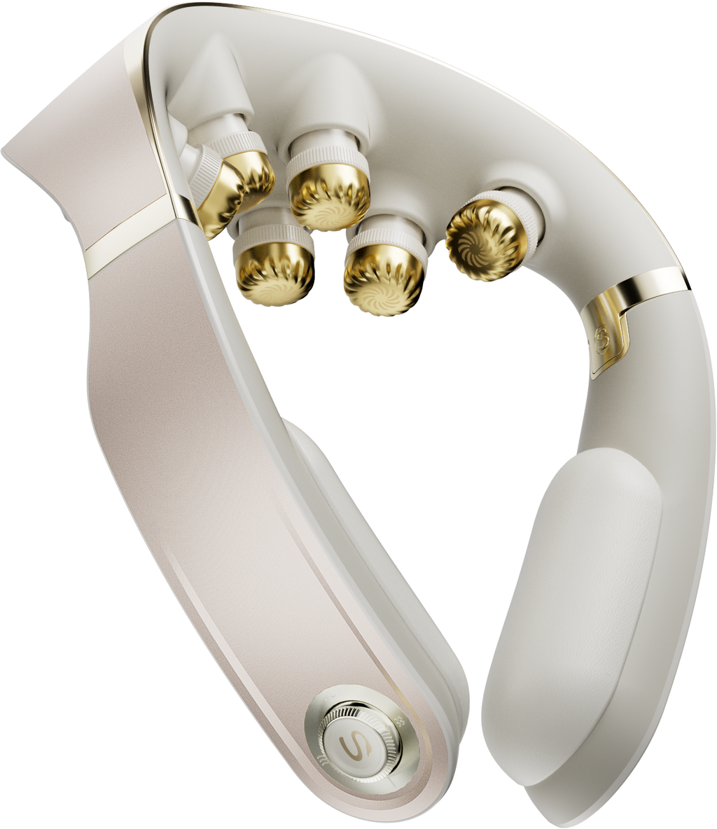 SKG G7 Pro-Fold Neck Massager – Titanium Edition