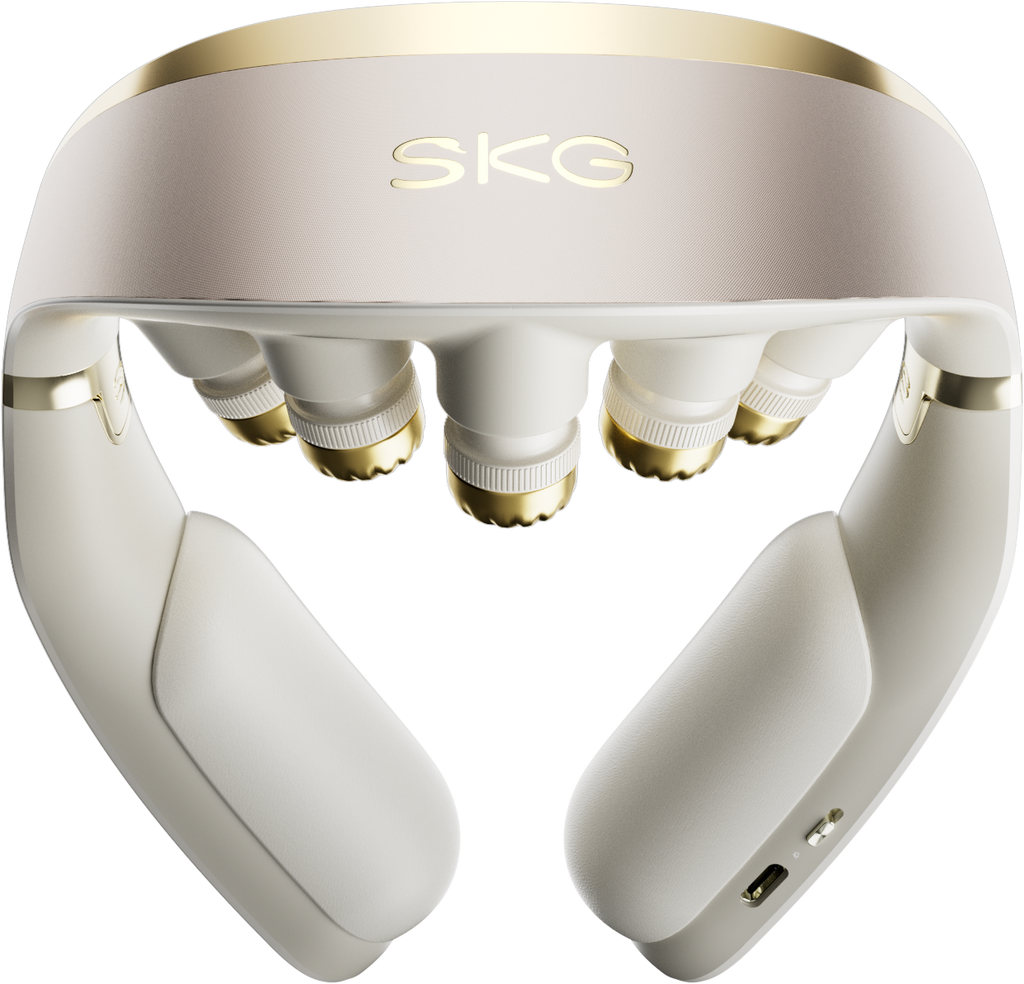 SKG G7 Pro-Fold Neck Massager – Titanium Edition