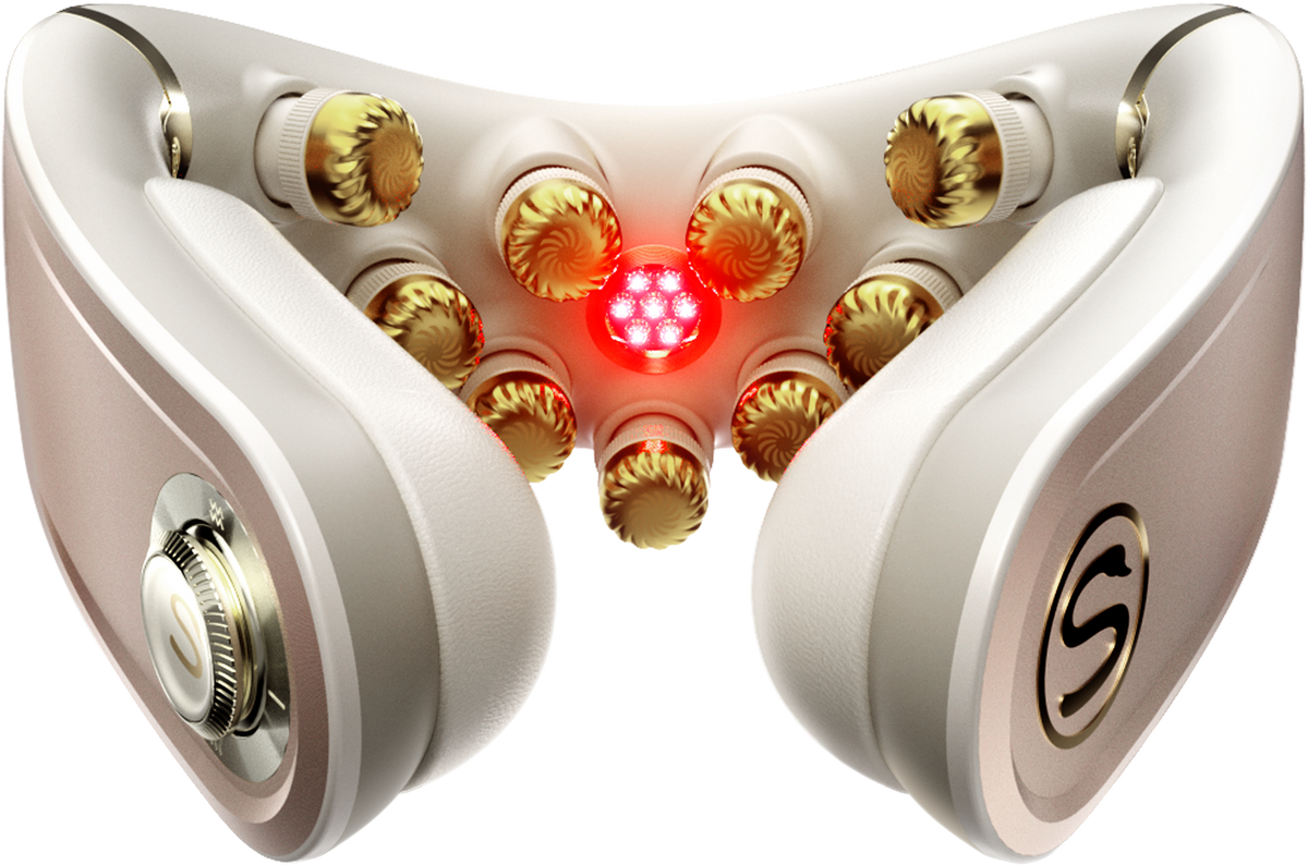 SKG G7 Pro-Fold Neck Massager – Titanium Edition