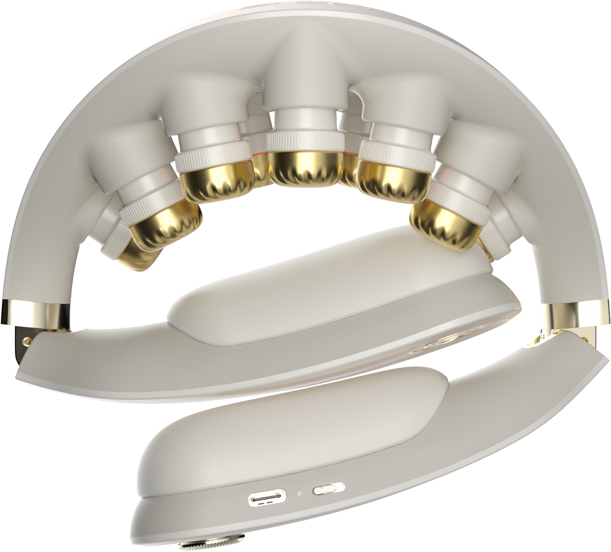 SKG G7 Pro-Fold Neck Massager – Titanium Edition