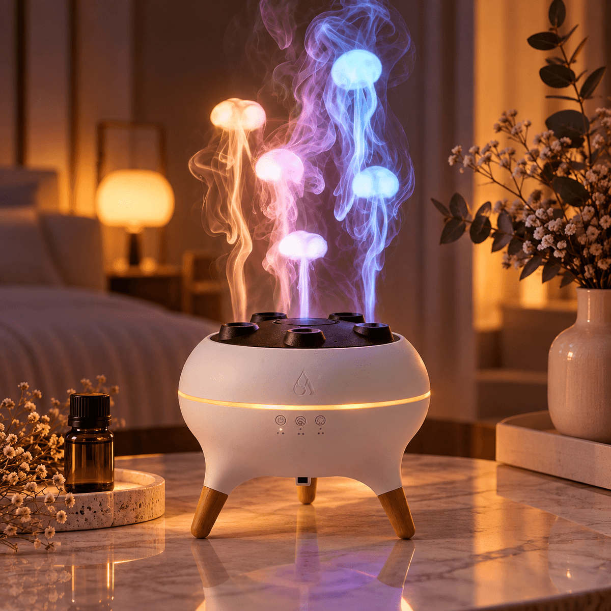 Jellyfish Aroma Diffuser with LED