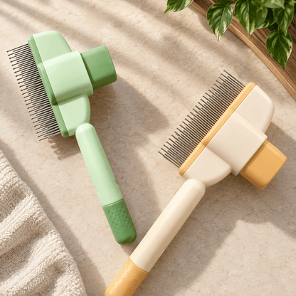 Self-Cleaning Pet Grooming Brush