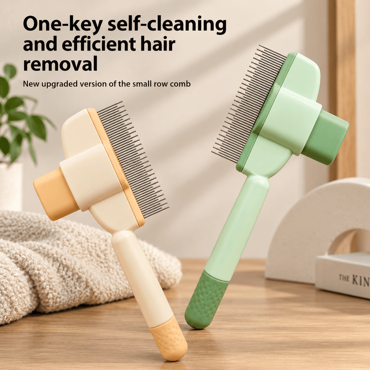 Self-Cleaning Pet Grooming Brush