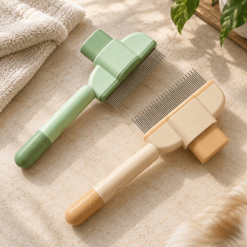 Self-Cleaning Pet Grooming Brush
