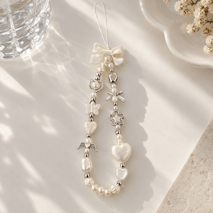 Pearl Beaded Camera Wrist Strap