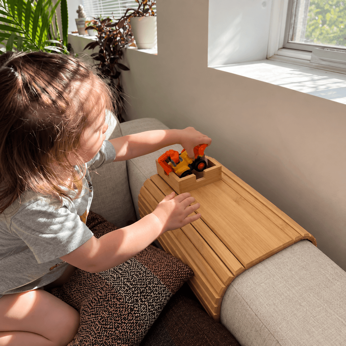 Wood Sofa Armrest Tray