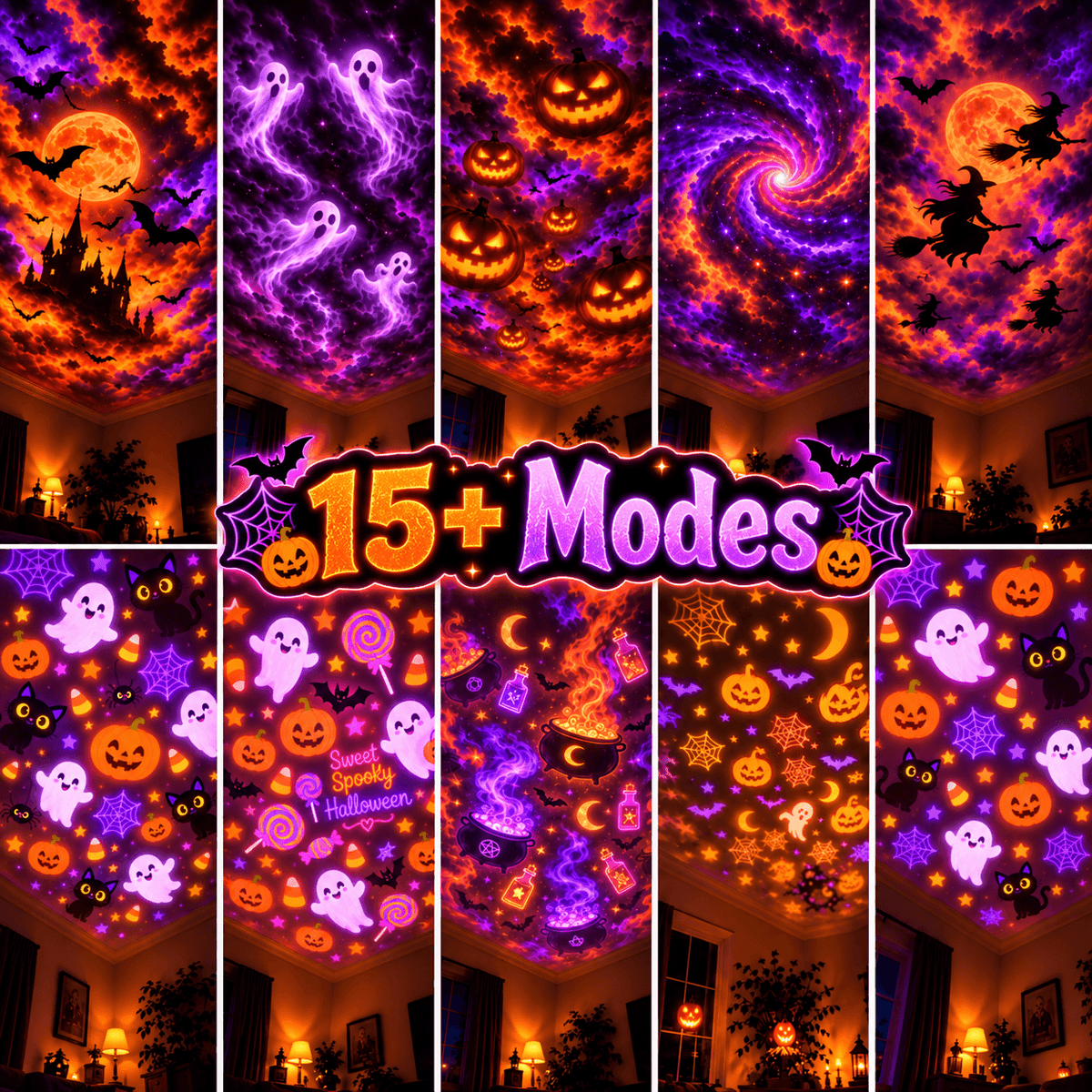 Halloween Pumpkin Projector Light
