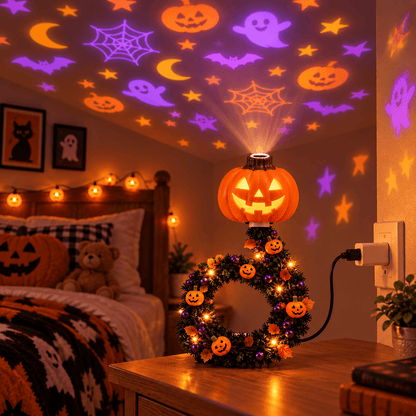 Halloween Pumpkin Projector Light