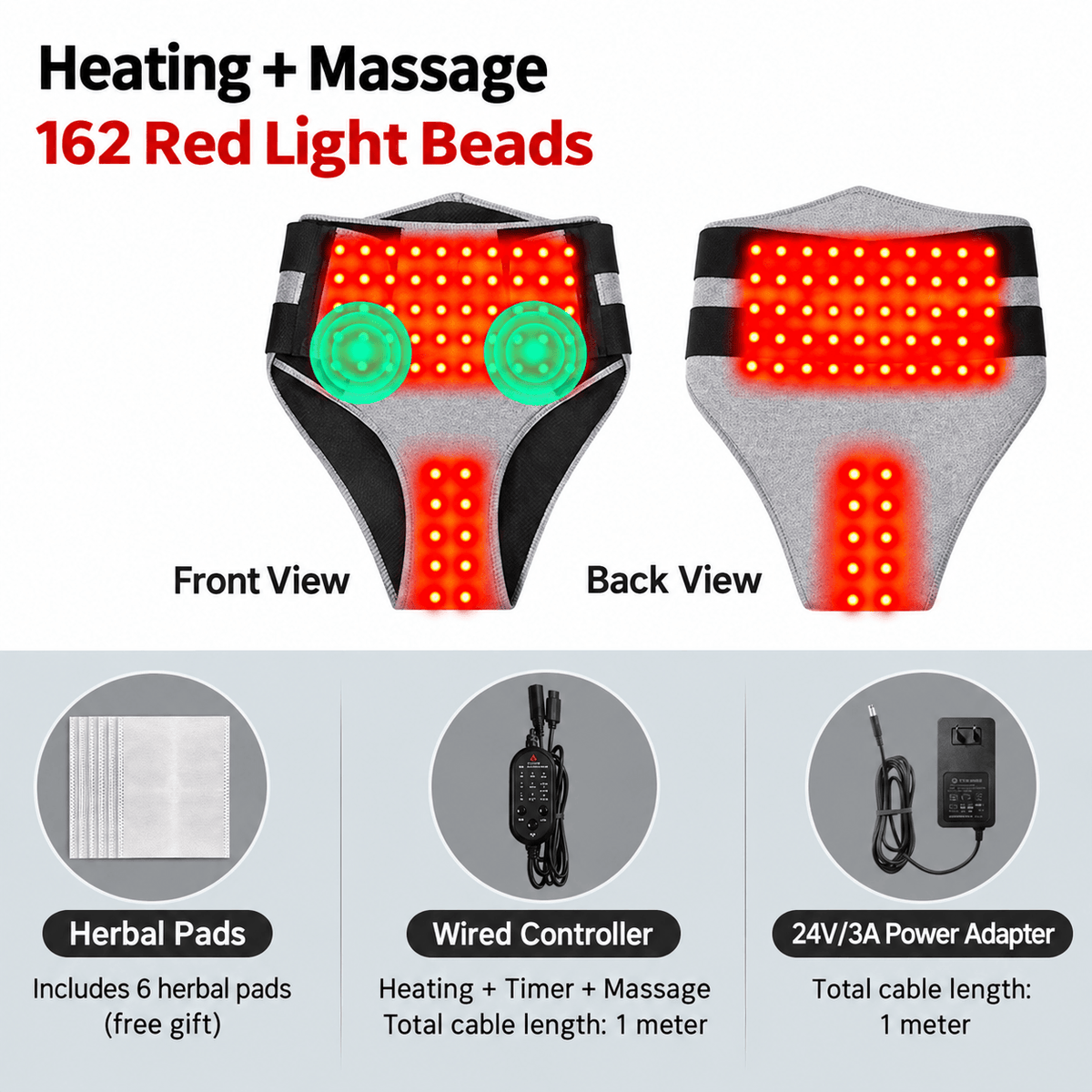 Waverlyn Heated Massage Relief Wrap