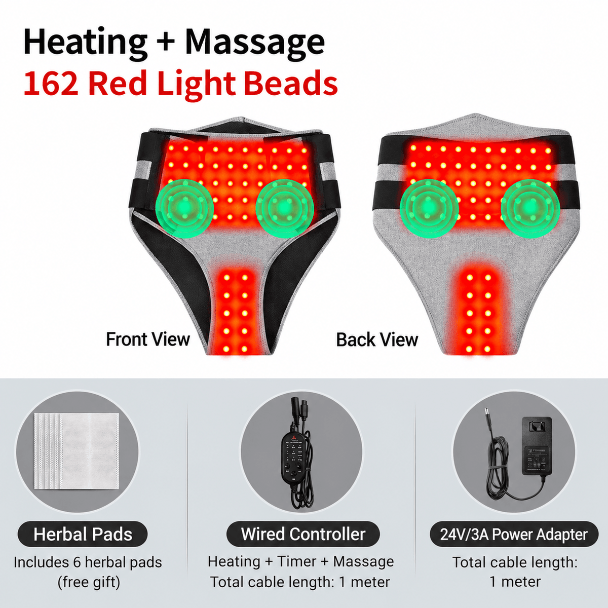 Waverlyn Heated Massage Relief Wrap
