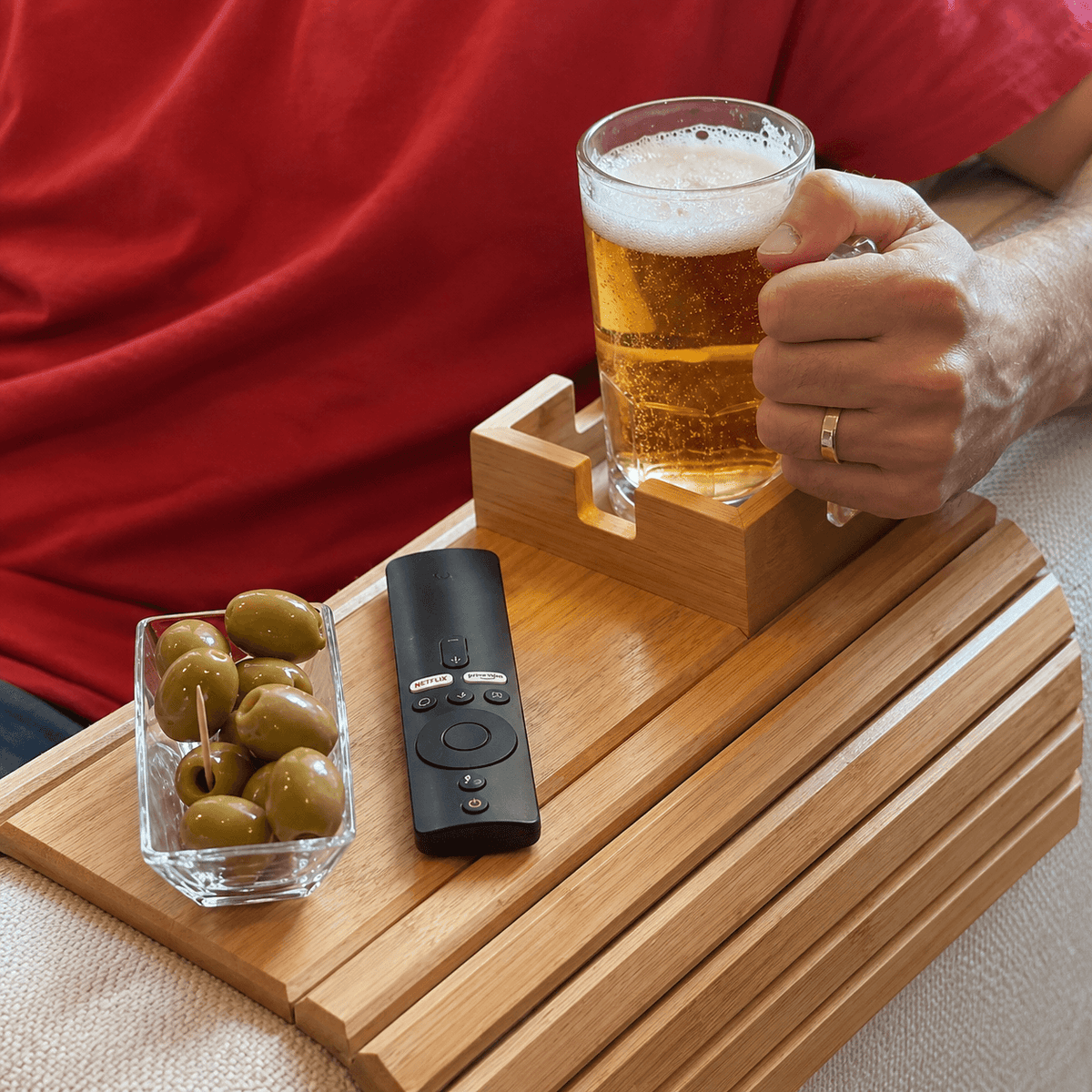 Wood Sofa Armrest Tray