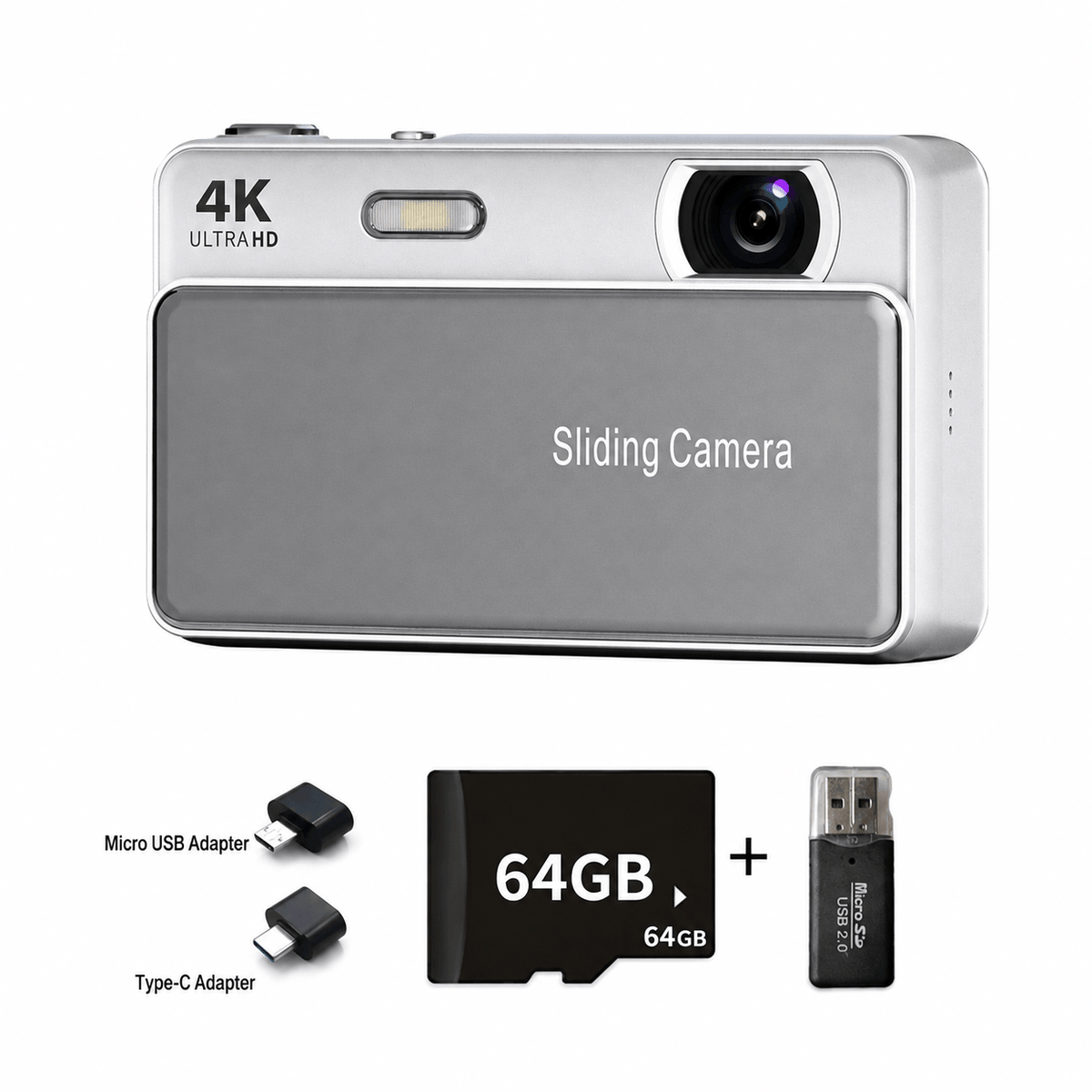 Retro Sliding Digital Camera