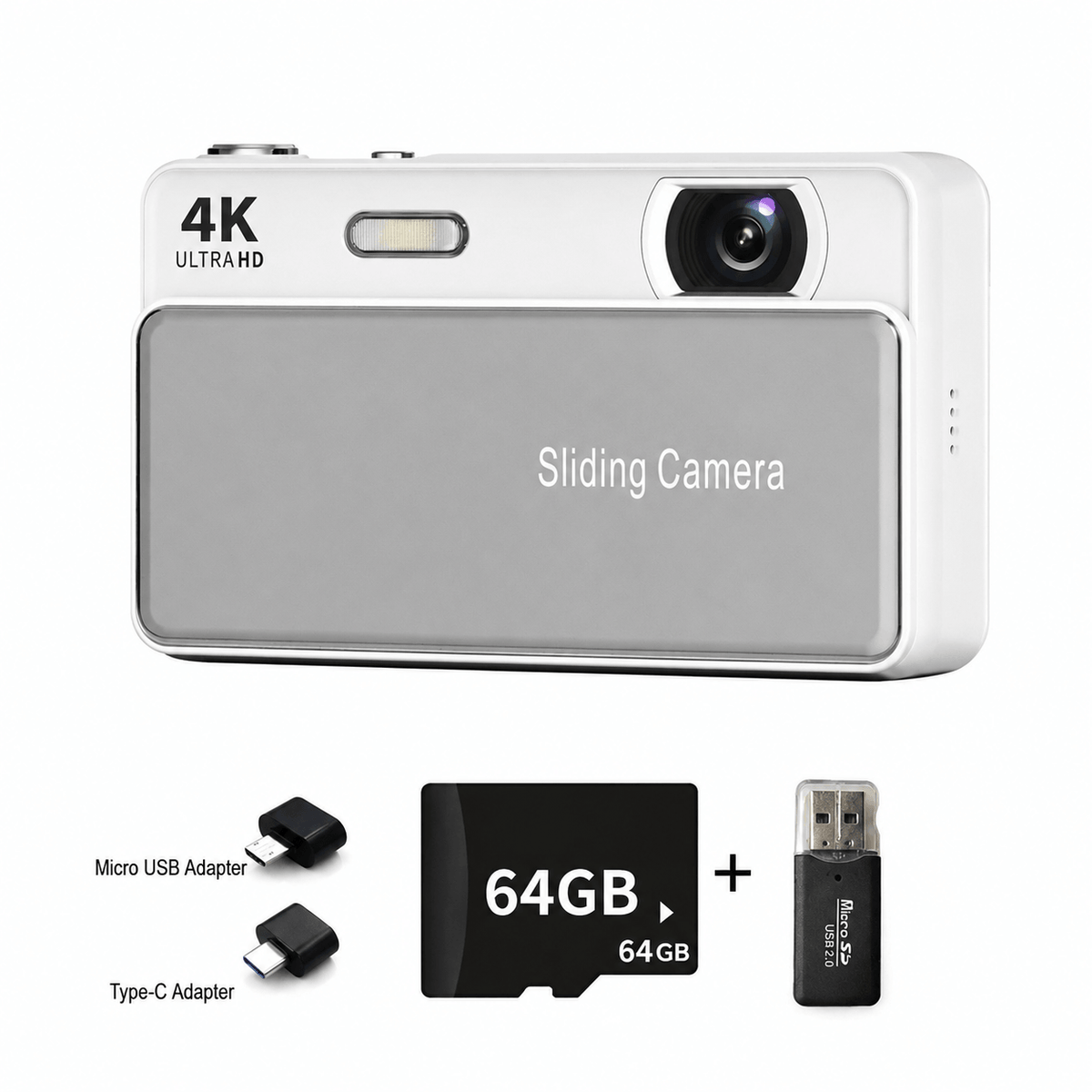Retro Sliding Digital Camera