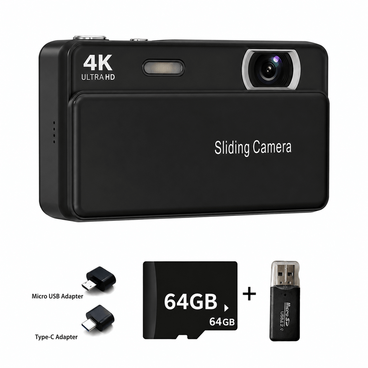 Retro Sliding Digital Camera