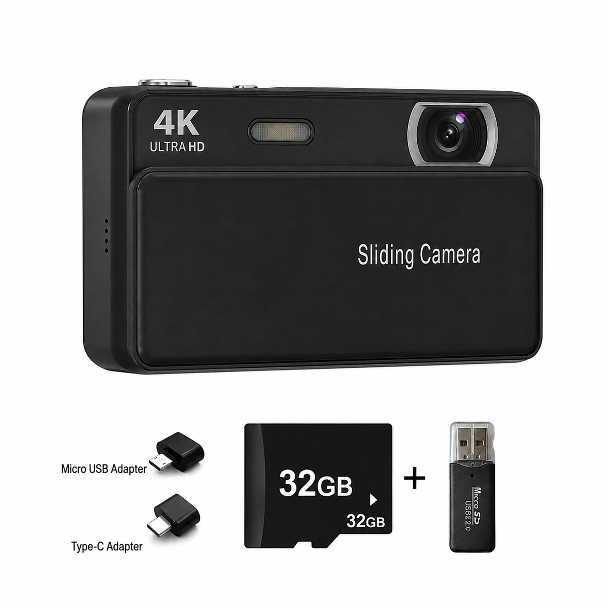 Retro Sliding Digital Camera