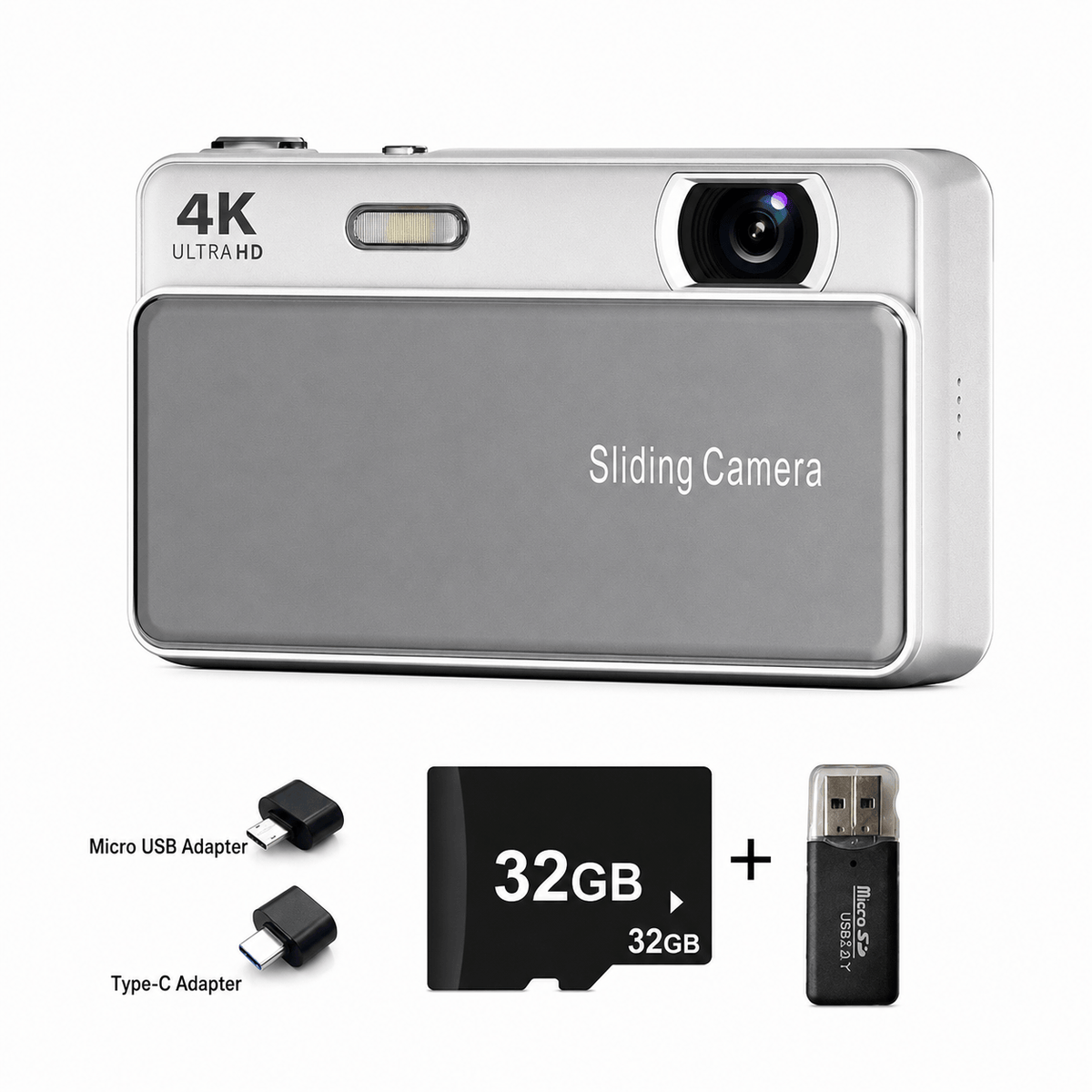 Retro Sliding Digital Camera