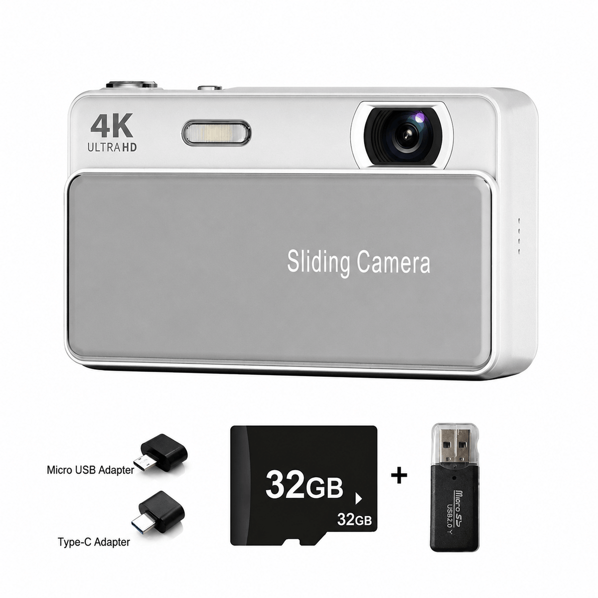 Retro Sliding Digital Camera