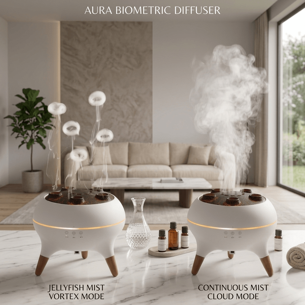 Jellyfish Aroma Diffuser with LED