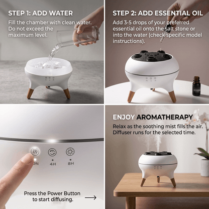 Jellyfish Aroma Diffuser with LED