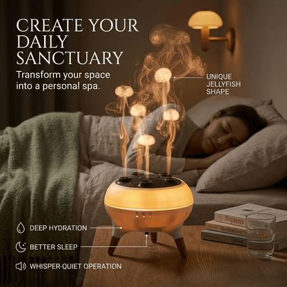 Jellyfish Aroma Diffuser with LED